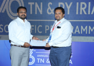 Dr. Shanmuga Jayanthan Wins Prestigious Best Proffered Paper Award